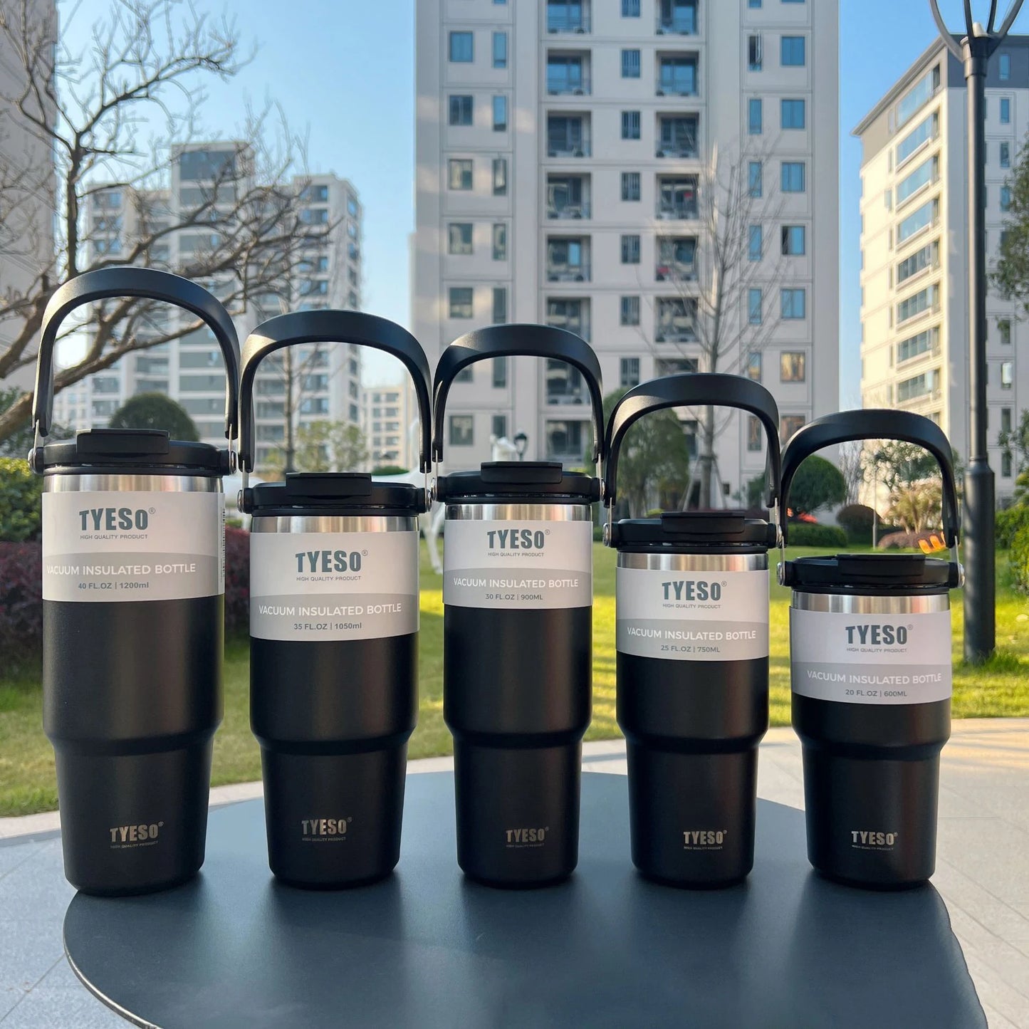 Bouteille Thermos en acier inoxydable (600, 750, 900, 1050, 1200ml)