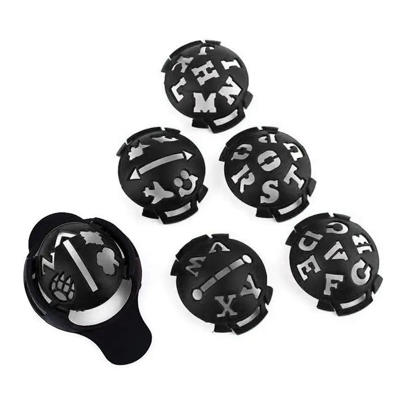 Marqueur de ligne et lettre de balle de Golf (6 pièces)