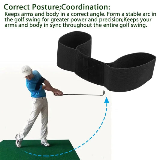 Brassard d'entraînement de Swing de Golf élastique professionnel, correcteur de geste de Swing de Golf pour hommes femmes débutants 1 pièce