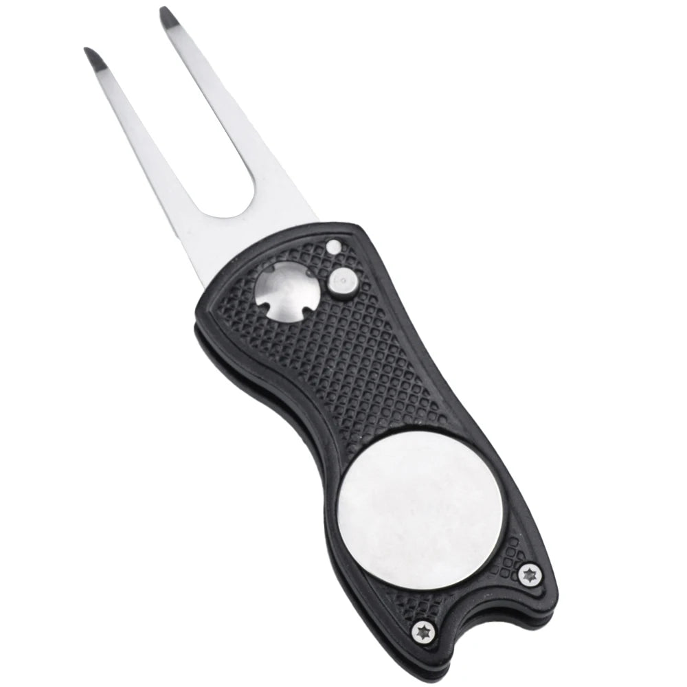 Outil de réparation de divot et relève-pitch de golf en métal