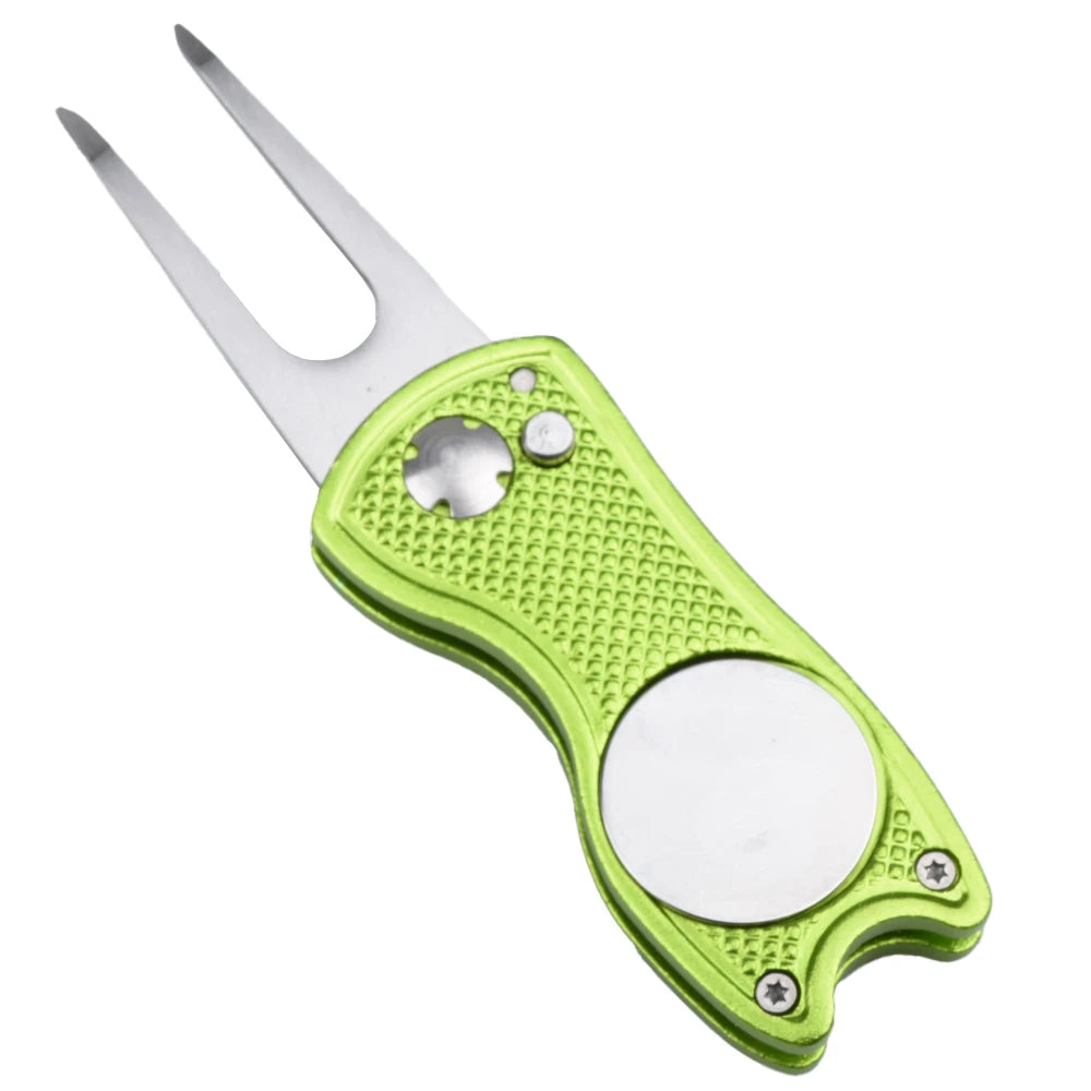 Outil de réparation de divot et relève-pitch de golf en métal