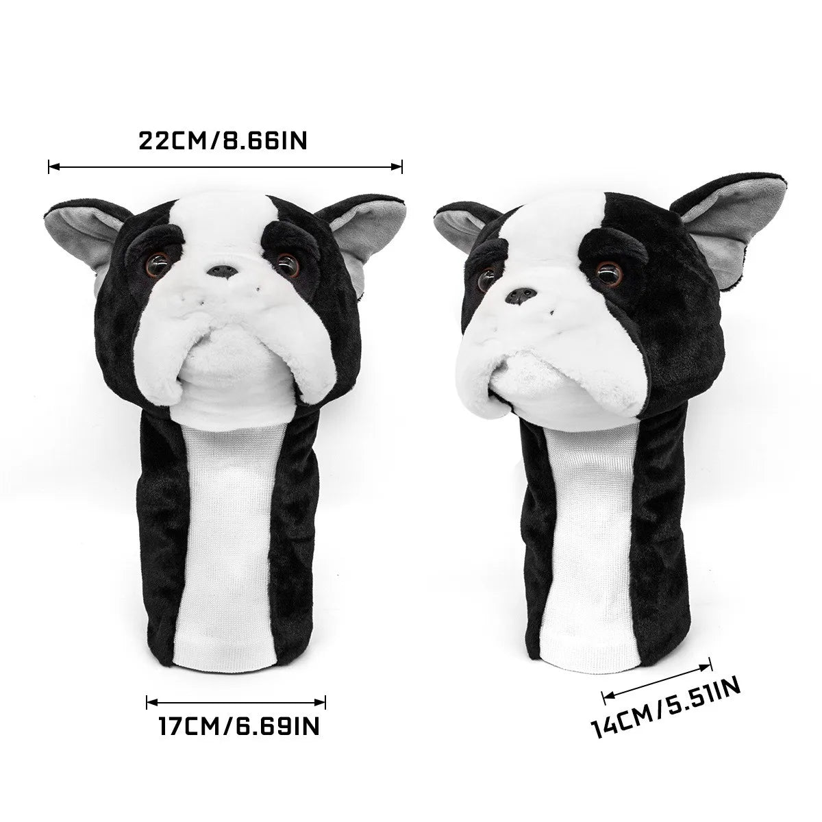 Couvre-têtes de club de golf en forme d'animaux