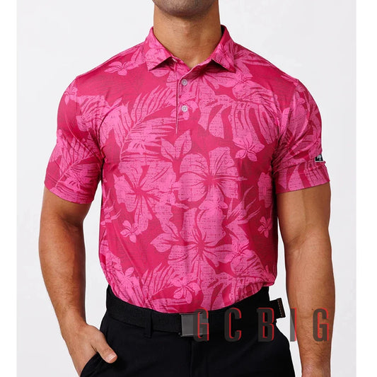 Polo de golf décontracté à séchage rapide pour hommes