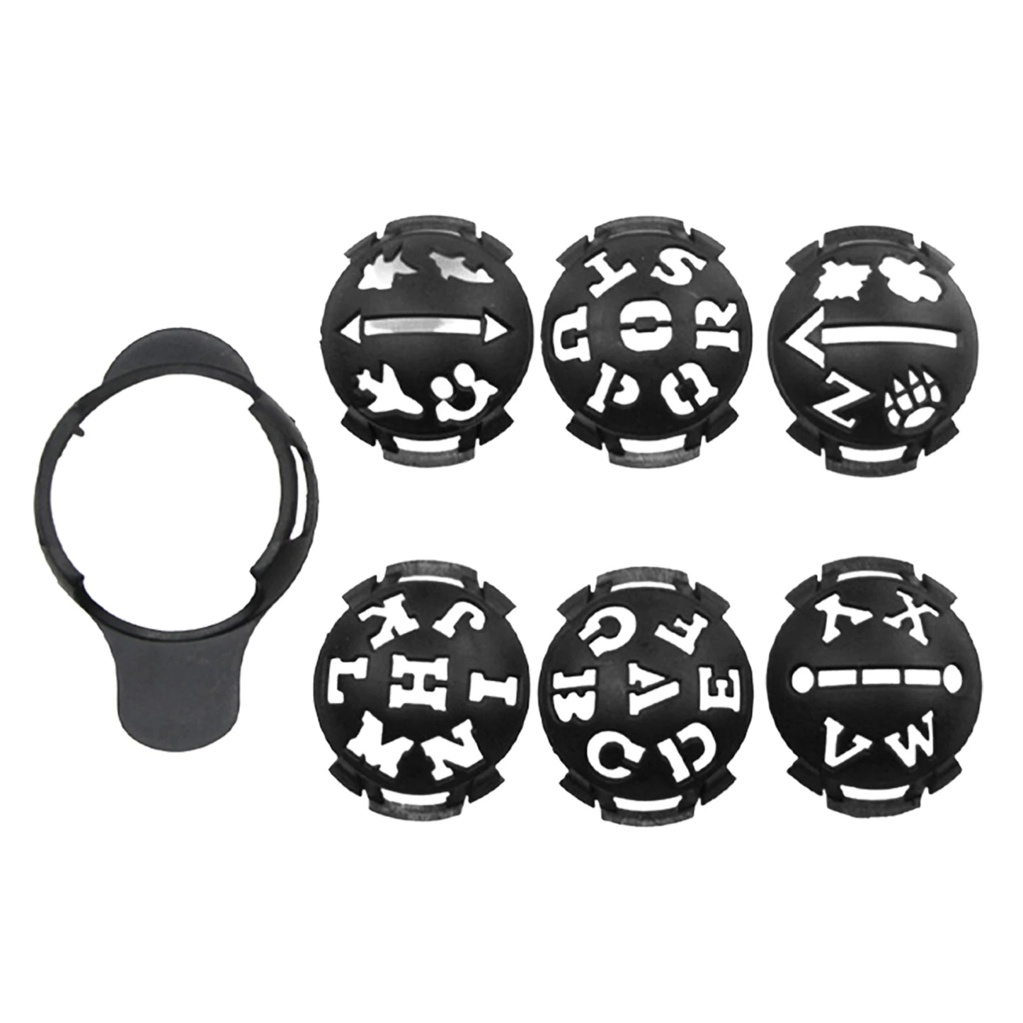 Marqueur de ligne et lettre de balle de Golf (6 pièces)